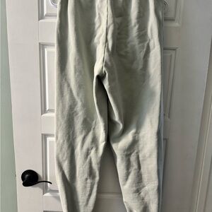 TNA light mint green cozy mega sweat pants